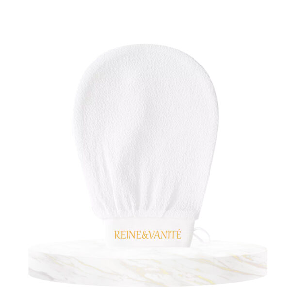 gant blanc exfoliant